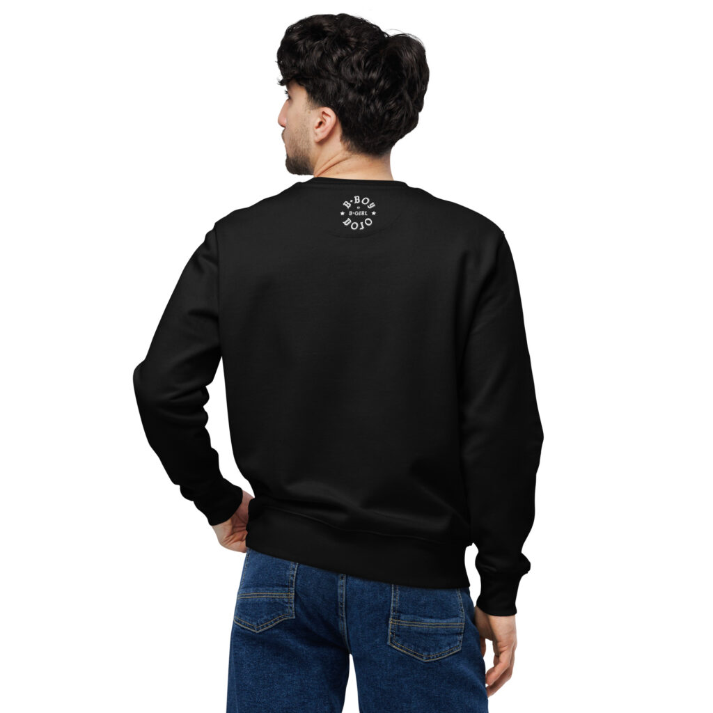 unisex eco sweatshirt black back 664530099e3b7