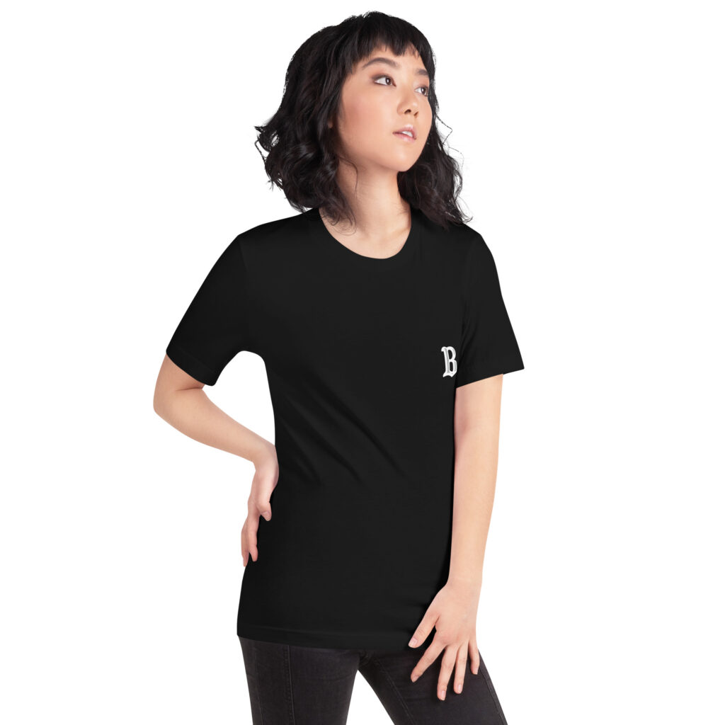 unisex staple t shirt black right front 66452dcdaf9ce