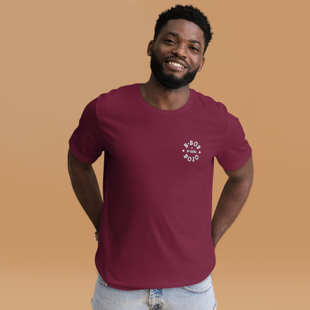 unisex staple t shirt maroon front 2 6645263341fc3
